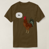 Rhode Island Red Rooster No T-Shirt (Design vorne)
