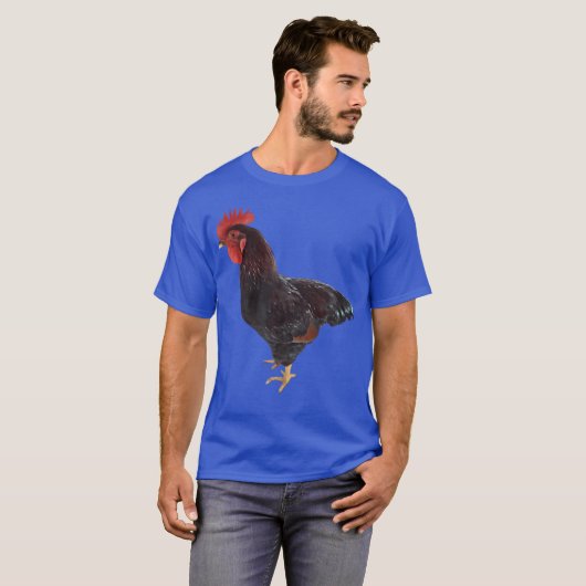 Rhode Island Red Rooster T-Shirt (Vorne ganz)