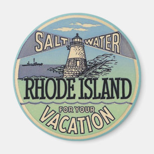Rhode Island Reise in alten Zeiten Magnet