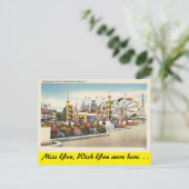 Rhode Island, Rocky Point Park Postkarte (Stehend Vorderseite)