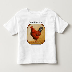 Rhode Island Rooster Chicken Kleinkind T-shirt