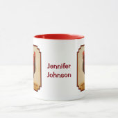Rhode Island Rooster Chicken Tasse (Zentrum)