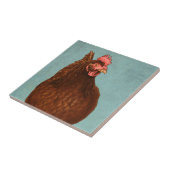 Rhode Island Rot-Henne-Fliese Fliese (Seite)