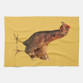 Rhode Island Rot-Henne-Huhn-Geschirrtuch Geschirrtuch (Horizontal)