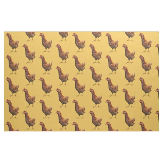 Rhode Island Rot-Henne-Huhn-Gewebe Stoff (Fat Quarter (45,7 x 55,9 cm))