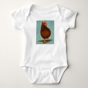 Rhode Island Rot-Henne-Shirts für Kinder Baby Strampler