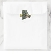 Rhode Island Runder Aufkleber (Tasche)