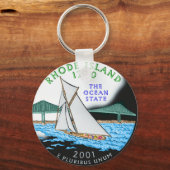 Rhode Island Schlüsselanhänger (Vorderseite)