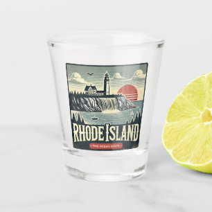Rhode Island Schnapsglas
