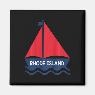 Rhode Island Segelboot Jungen Mädchen Kleinkind Magnet
