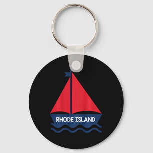 Rhode Island Segelboot Jungen Mädchen Kleinkind Schlüsselanhänger