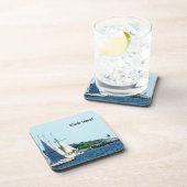 Rhode Island Segelhütte Getränkeuntersetzer (Rechte Seite)