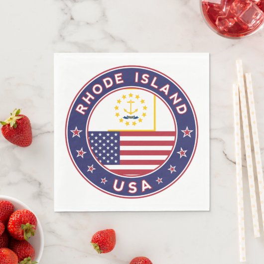 Rhode Island Serviette (Beispiel)