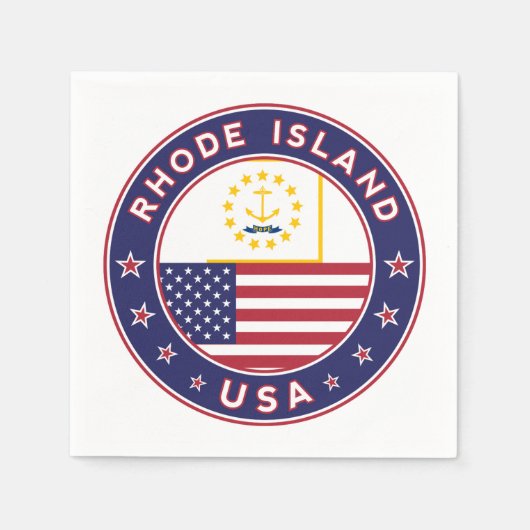 Rhode Island Serviette (Vorderseite)