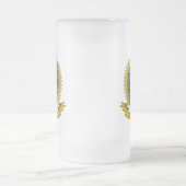 Rhode Island Siegel Mattglas Bierglas (Mittel)