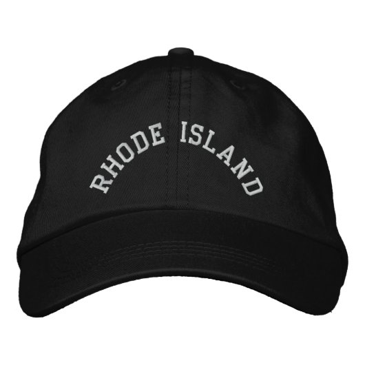 Rhode Island Staat bestickt Bestickte Kappe (Vorderseite)