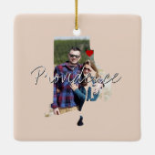 Rhode Island Staat Foto Keramikornament (Rückseite)