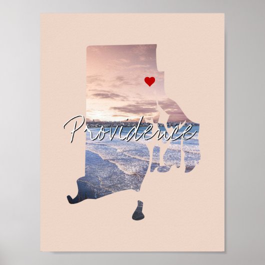 Rhode Island Staat Foto Poster (Vorne)