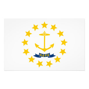Rhode Island Staat Fotodruck