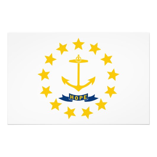 Rhode Island Staat Fotodruck (Vorne)