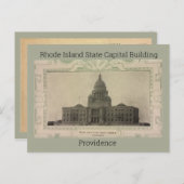 Rhode Island Staat Hauptstadt Gebäude Postcard (19 Postkarte (Vorne/Hinten)