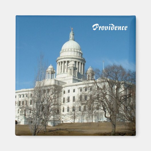 Rhode Island Staat Hauptstadt Magnet (Vorne)