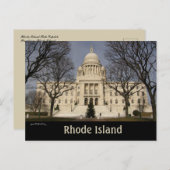 Rhode Island Staat Hauptstadt Providence Rhode Isl Postkarte (Vorne/Hinten)
