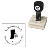 Rhode Island Staat Rücksendeadresse Gummi Briefmar Gummistempel (Stempel)