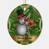Rhode Island Staat Weihnachtsschmuck (Links)