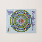 Rhode Island Staatmandala-Puzzlespiel Puzzle (Horizontal)