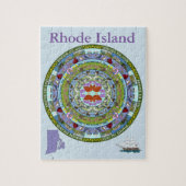 Rhode Island Staatmandala-Puzzlespiel Puzzle (Vertikal)