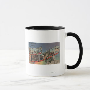 Rhode Island (Staats-Hauptstadt/Blume) Tasse