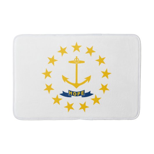 Rhode Island Staatsflagge Badematte (Vorderseite)