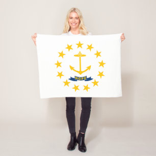 Rhode Island Staatsflagge Fleecedecke