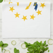 Rhode Island Staatsflagge Geschirrtuch (Gefaltet)