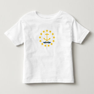 Rhode Island Staatsflagge Kleinkind T-shirt