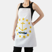 Rhode Island Staatsflagge Schürze (InSitu)
