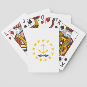 Rhode Island Staatsflagge Spielkarten