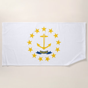 Rhode Island Staatsflagge Strandtuch