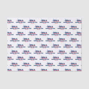 Rhode Island Staatsstolz Tissue Paper Seidenpapier