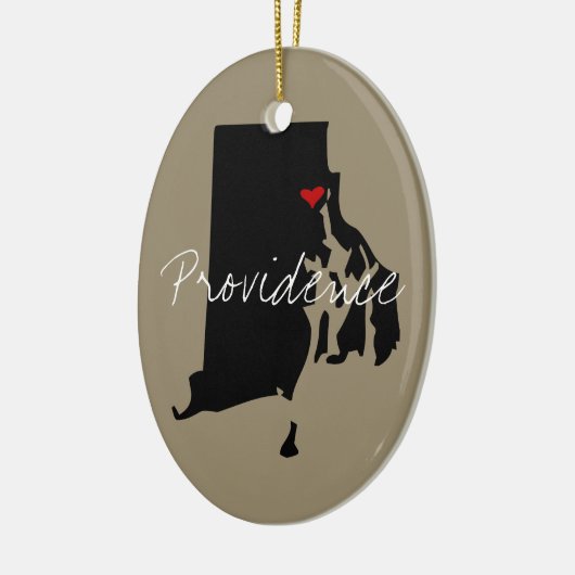Rhode Island Stadt Keramikornament (Links)