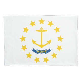 Rhode Island State Flag Print Patriota Kissenbezug