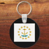 Rhode Island State Flag Schlüsselanhänger (Vorderseite)