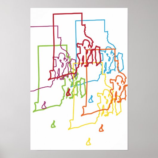 Rhode Island Stolz Poster (Vorne)