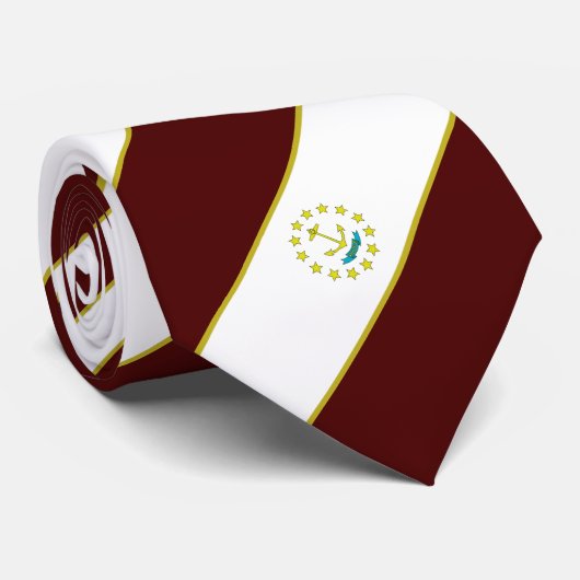 Rhode Island stripes Flagge Krawatte (Gerollt)
