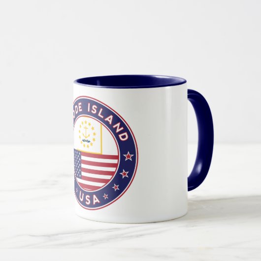 Rhode Island Tasse (VorderseiteRechts)