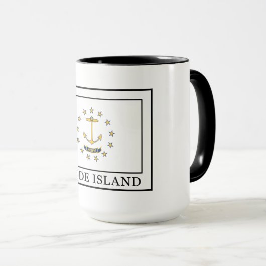 Rhode Island Tasse (VorderseiteRechts)