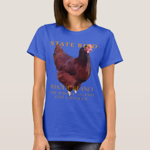 Rhode Island Territorium Bird Die rote Insel Rhode T-Shirt