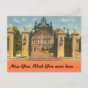 Rhode Island, The Breakers, Newport Postkarte