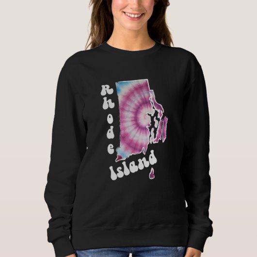 Rhode Island Tie Dye Sweatshirt (Vorderseite)